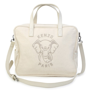 Pañalera o bolsa blanca Kenzo